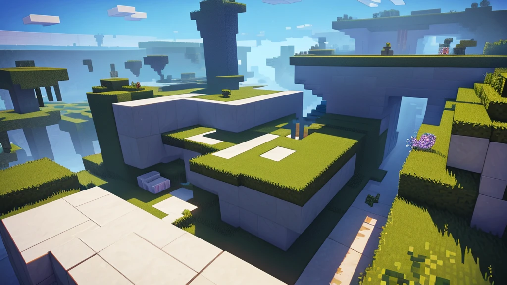 The end dimension in minecraft