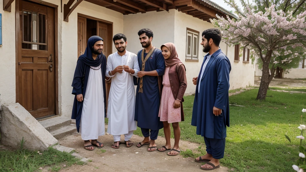 Spring brought new life to the village, and Ilyas, now recovered, left his new friends to say goodbye to them, leaving a legacy of their friendship and gratitude.