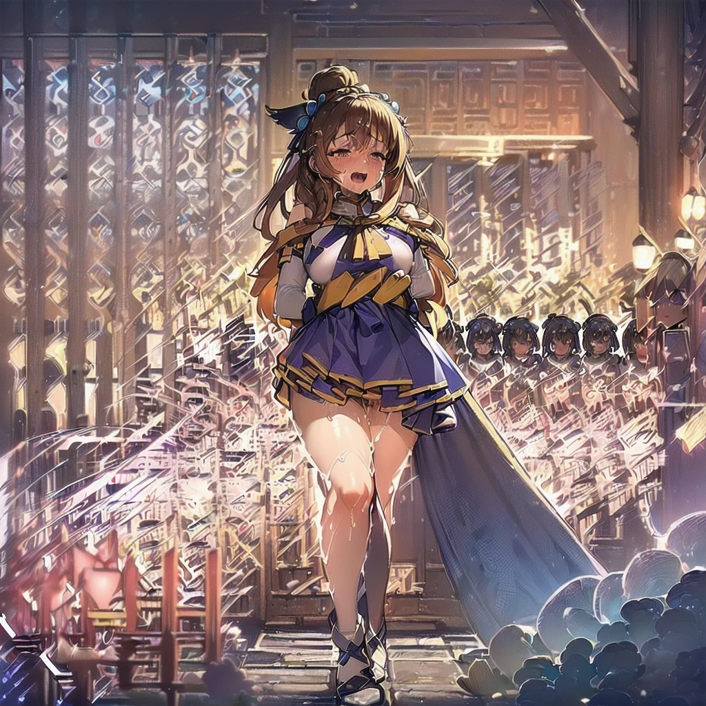 ((NSFW:1.3)),(Textured skin, Anatomically correct, Super Detail, high details, High quality, hight resolution, Best Quality, 1080p,4K),(One-person viewpoint, looking at viewer, subjective:1.5),
((KONOSUBA!anime style:1.5))
(women's girls' high school:1.3),
((6 Women, Group photo of the girls:2))
((Women of high school students,(17 year old):1.5)),(Girls with busts of all sizes:1.5),(Girls with various hairstyles:1.5),
(inviting you to have sex),
((Girls line up standing:1.6)),
(pov shot:1.5),(front view:1.3)
(summer school sailor uniform:1.5),
nsfw,(skirt lift, panties aside:1.3), showing off pussy, showing off breasts,
(Wet body, sweating:1.5)
nsfw,(enraptured face:1.4),(naughty expression:1.2),(orgasm smile:1.5),seductive smile, excited smile,(heavy breathing, steam:1.3)
(blush, face blush, blushing:1.3),
,(vulgarity:1.5),(fucked silly:1.1),(steam:1.1),(drooling:1.1),(sweat:1.1),(orgasm:2.0),
(vivid pussy, high quality vagina:1.1), (dripping love juice:1.3),