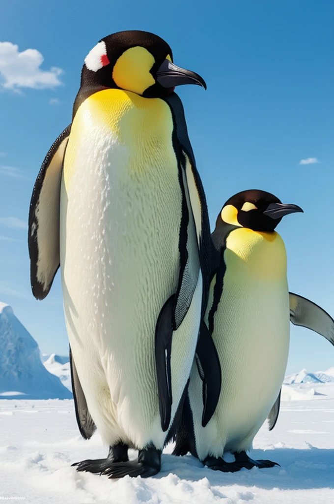 Emperor Penguin。anime。3d。Pixar Style