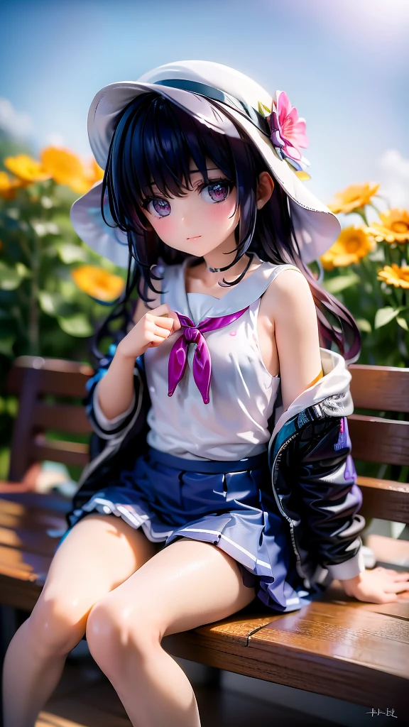 A very cute in summer outfit