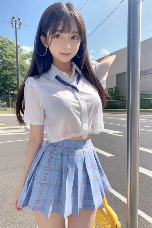 Cute Girls、high school girl、Idol、clear、mini skirt、See-through