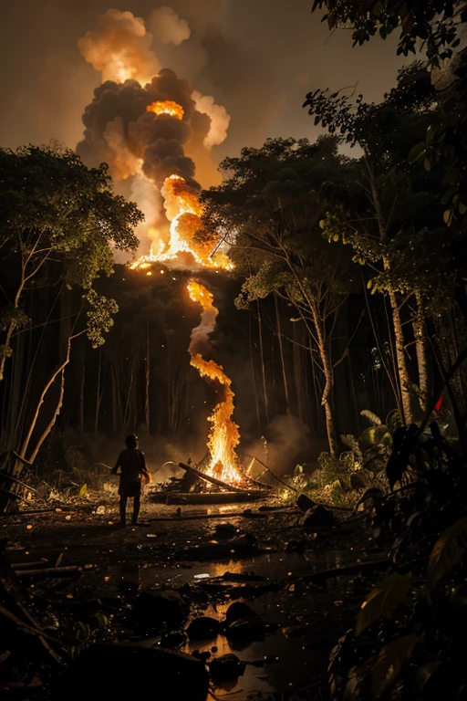 Amazon jungle fire