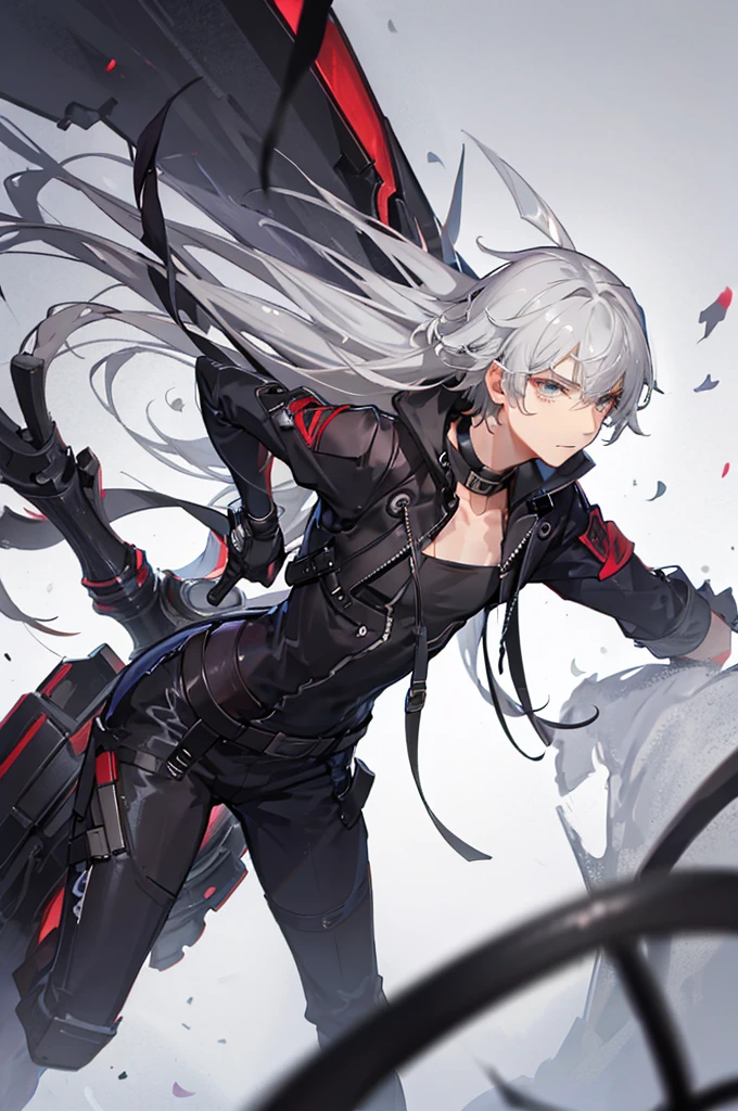 A gray-haired boy who creates tornadoes