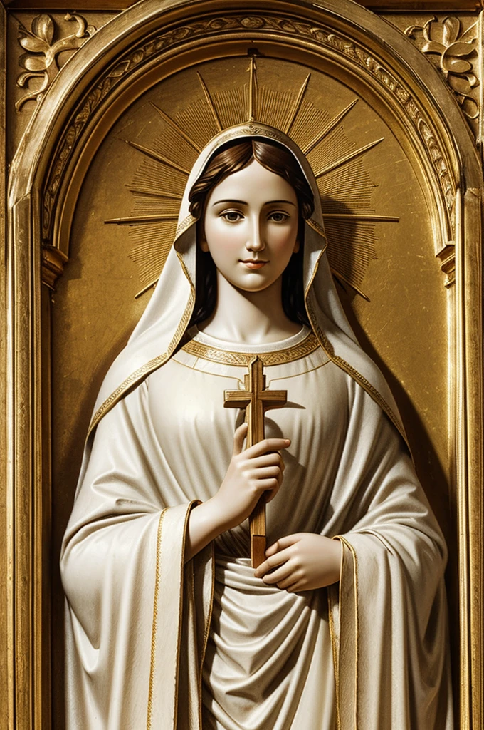 Virgin of Mount Carmel in drawing