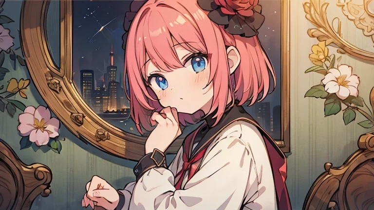  wallpaper，vivid，Rich details，Anime perspective，Heartwarming，((best quality)), ((masterpiece)), (detailed), ｛Expand｝，Adding details，Girl