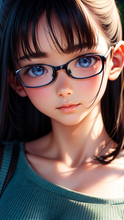 View your viewers,Leaning forward,(Random cute clothes),(Random Animation Pose),(Thin type),(Large Breasts),(Random hairstyle),(Best image quality, (8K), Ultra-realistic, 最high quality, high quality, High resolution, high qualityの質感, Attention to detail, Beautiful details, Fine details, Highly detailed CG, Detailed Texture, Realistic facial expressions, masterpiece, in front),(Wear glasses:1.1)