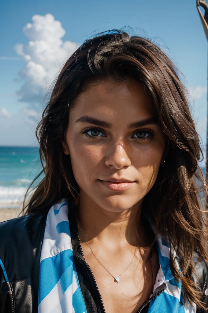 create modern surfer and high wave photosUse bright and eye-catching colors.Target audience: People who are passionate about travel, extreme sports and adventure. close-up man