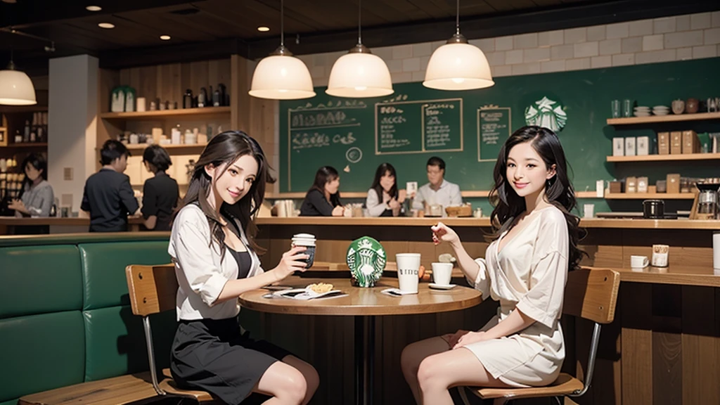 
((((Emphasize cleavage))))
8K、RAW Photos、Highest quality、Super detailed、Super Resolution、Ultra HD、8K壁紙、Amazing details

(((high school girl,Beauty JK,huge 、Sailor suit、mini skirt)))


(((((((Inside the Starbucks store、16歳のhigh school girl)))))))、((((((Sit down and eat cake、Drink coffee、smile))))))、((Heart Necklace))
((A crowded store))




Modern and sleek design：Interior design using natural materials、Many of the designs are warm and made using wood and metal.。
Large windows：自然光をたっぷり取り入れるためのLarge windowsがあり、Providing a bright and open space。
Green Interior：Potted plants are effectively placed、It creates a relaxing atmosphere。
artwork：Works by local artists、Starbucks-related art on display。
Cozy seating：Cushioned chairs and sofas、Bar sheet etc.、A variety of seating options available。
Open kitchen area：Being able to see how drinks and food are made、We provide peace of mind and transparency。
Unique lighting：Antique lamps and chandeliers、Modern lighting fixtures are used。
Comfortable background music：Relaxing music is playing、A comfortable space is provided。
Free Wi-Fi and charging spots：Many tables are equipped with power outlets.、Convenient for work and study。
Customizable menus：Menus are provided that can be customized according to customer preferences。
Use of sustainable materials：Eco-friendly recycled materials and sustainable wood are used。
Wide々Table space：一人でもグループでも使いやすいWide々There is a table with。
Community Table：There is a large table where you can socialize with other customers.。
Seasonal decorations：The decorations are themed according to the season.。
Digital Order System：スマホやタブレットから注文できるDigital Order Systemが導入されています。
Design with a local feel：The design incorporates the local culture and characteristics.。
Fragrance production：コーヒーの香りが店内にWideがり、A space that satisfies the five senses has been created.。
Conversation with a barista：フレンドリーなConversation with a baristaが楽しめるカウンターエリアがあります。




8K、RAW Photos、Highest quality、masterpiece:1.2、Super detailed、Super Resolution、Ultra HD、8K壁紙、Amazing details、Photorealistic:1.4、Having fun by the water、Full Body Shot、Full body photo、High-resolution RAW color photos、Professional photos、A scene full of emotion、Very detailed and beautiful、Ultra HD、8K壁紙、Amazing details、hugeなファイルサイズ、Highly detailed beautiful girls、Highly detailed face Highly detailed eyes、Extremely realistic skin、 Highly detailed fingers, Highly detailed nose, Highly detailed mouth, Perfect Anatomy, Highly detailed background, Highly detailed clothing, Teen, cute女の子, Famous Japanese Idols, cute, Realistic body, Slender, White skin, Glowing Skin, Slim body, Realistic Face, Delicate eyes, double eyelid, 

