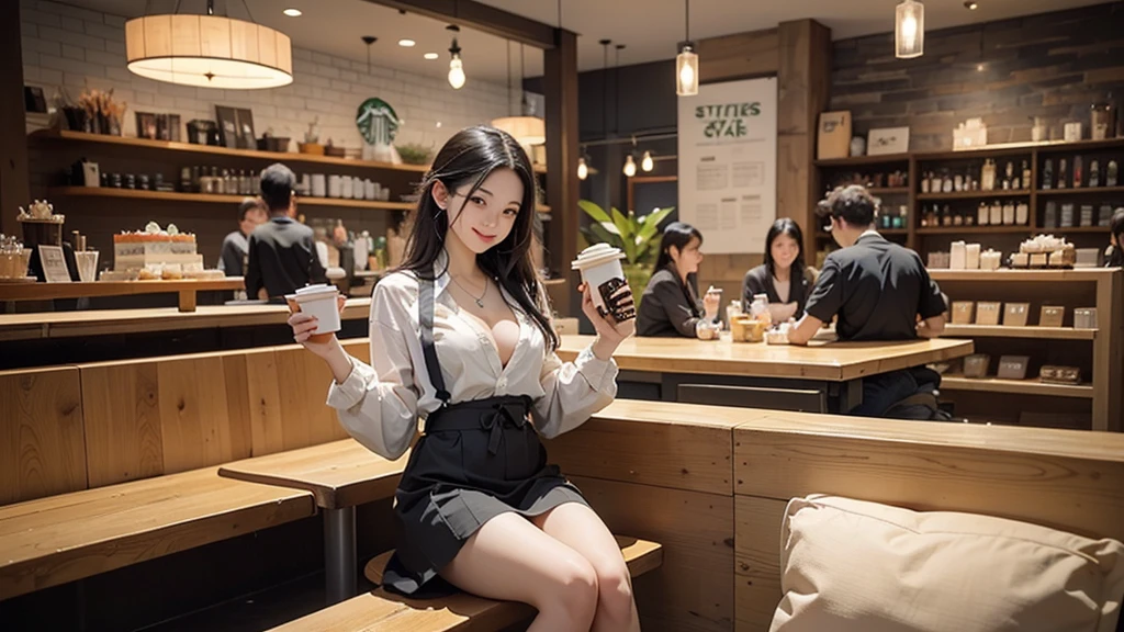((((Emphasize cleavage))))
8K、RAW Photos、Highest quality、Super detailed、Super Resolution、Ultra HD、8K壁紙、Amazing details
(((high school girl,Beauty JK,huge 、Sailor suit、mini skirt)))
(((((((Inside the Starbucks store、のhigh school girl)))))))、((((((Sit down and eat cake、Drink coffee、smile))))))、((Heart Necklace))
((A crowded store))
Modern and sleek design:Interior design using natural materials、Many of the designs are warm and made using wood and metal.。
Large windows:自然光をたっぷり取り入れるためのLarge windowsがあり、Providing a bright and open space。
Green Interior:Potted plants are effectively placed、It creates a relaxing atmosphere。
artwork:Works by local artists、Starbucks-related art on display。
Cozy seating:Cushioned chairs and sofas、Bar sheet etc.、A variety of seating options available。
Open kitchen area:Being able to see how drinks and food are made、We provide peace of mind and transparency。
Unique lighting:Antique lamps and chandeliers、Modern lighting fixtures are used。
Comfortable background music:Relaxing music is playing、A comfortable space is provided。
Free Wi-Fi and charging spots:Many tables are equipped with power outlets.、Convenient for work and study。
Customizable menus:Menus are provided that can be customized according to customer preferences。
Use of sustainable materials:Eco-friendly recycled materials and sustainable wood are used。
Wide々Table space:一人でもグループでも使いやすいWide々There is a table with。
Community Table:There is a large table where you can socialize with other customers.。
Seasonal decorations:The decorations are themed according to the season.。
Digital Order System:スマホやタブレットから注文できるDigital Order Systemが導入されています。
Design with a local feel:The design incorporates the local culture and characteristics.。
Fragrance production:コーヒーの香りが店内にWideがり、A space that satisfies the five senses has been created.。
Conversation with a barista:フレンドリーなConversation with a baristaが楽しめるカウンターエリアがあります。
8K、RAW Photos、Highest quality、masterpiece:1.2、Super detailed、Super Resolution、Ultra HD、8K壁紙、Amazing details、Photorealistic:1.4、Having fun by the water、Full Body Shot、Full body photo、High-resolution RAW color photos、Professional photos、A scene full of emotion、Very detailed and beautiful、Ultra HD、8K壁紙、Amazing details、hugeなファイルサイズ、Highly detailed beautiful girls、Highly detailed face Highly detailed eyes、Extremely realistic skin、 Highly detailed fingers, Highly detailed nose, Highly detailed mouth, Perfect Anatomy, Highly detailed background, Highly detailed clothing, Teeute女の子, Famous Japanese Idols, cute, Realistic body, Slender, White skin, Glowing Skin, Slim body, Realistic Face, Delicate eyes, double eyelid,