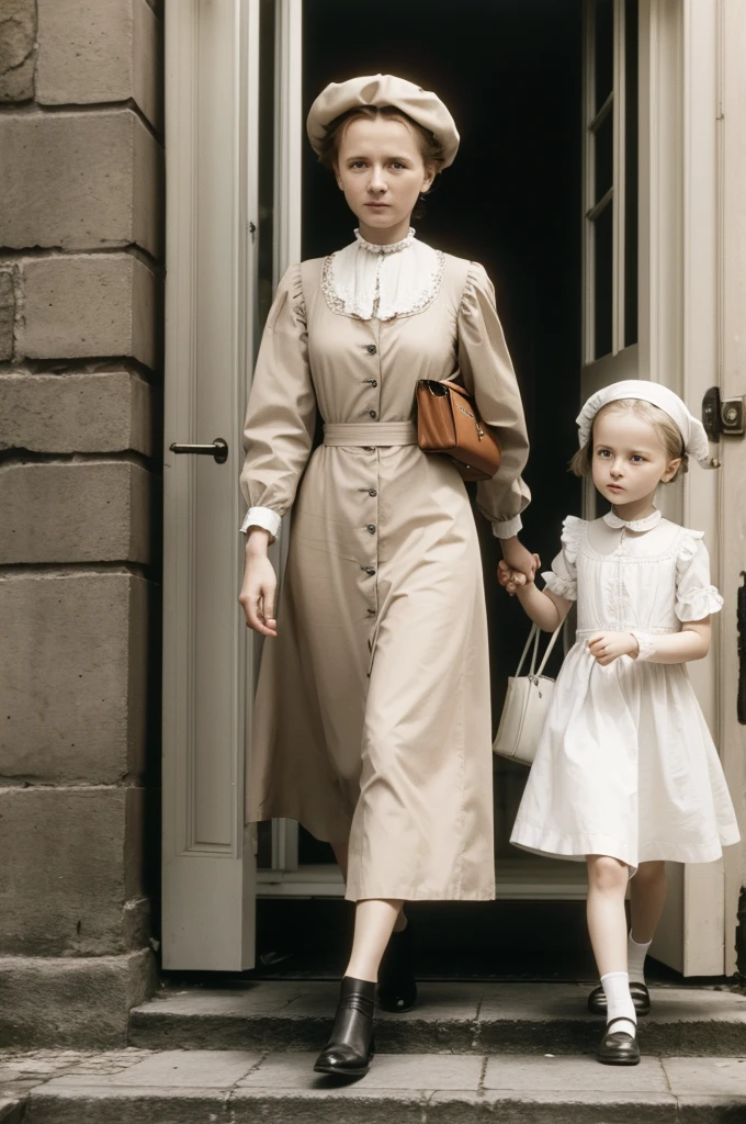 Bronislawa leaving for France to help her sister Marie Curie