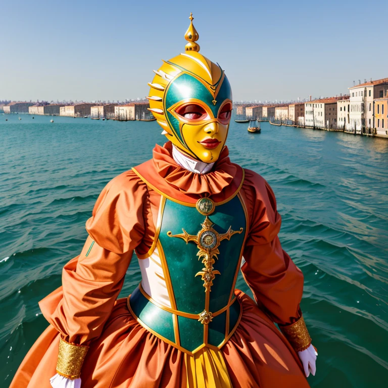Venice Carnival,mask,Sea Mask,whole body,Flashy protrusions,No people,No background,Highest quality,masterpiece,High resolution,8K