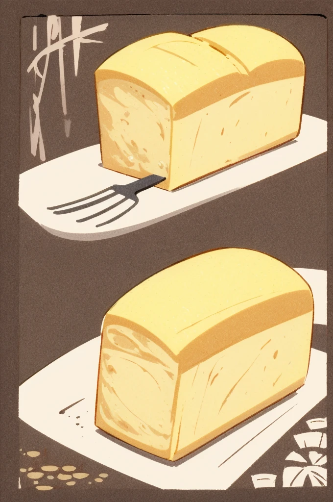 bread, fresh butter, butter spreader,