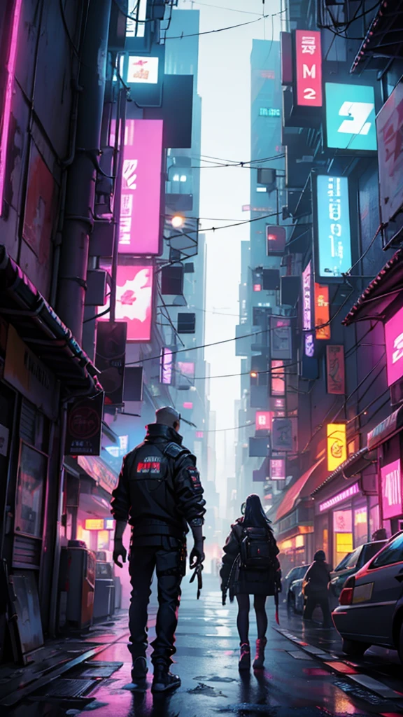 cyberpunk; city