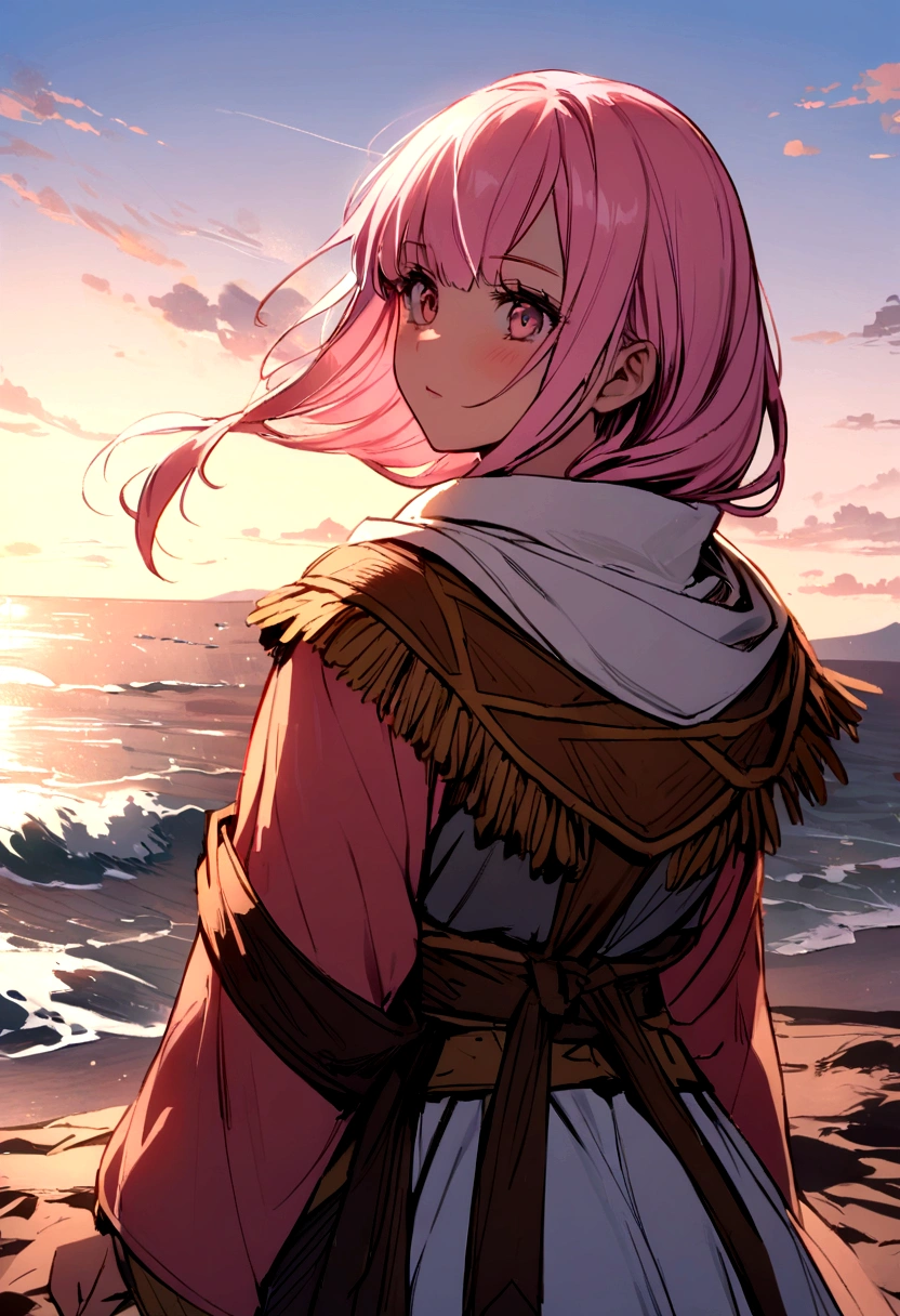 horizon、Girl with pink hair、Nomad