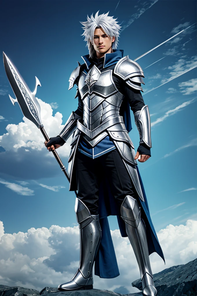Silver bardiche