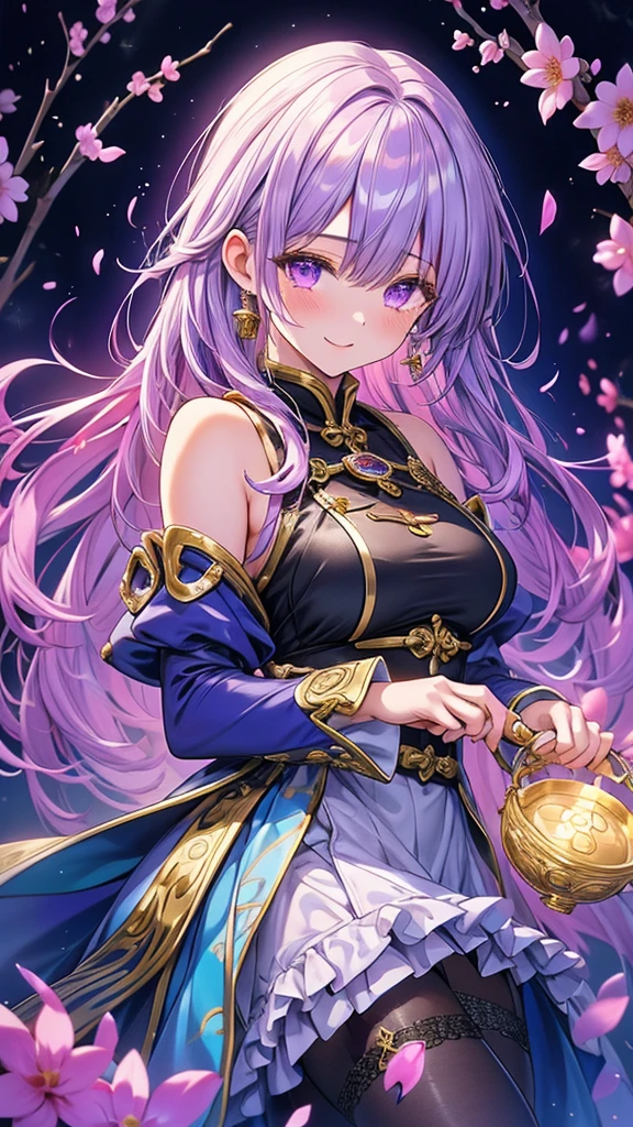 (masterpiece、Highest quality、Highest quality、Official Art、Beautiful and beautiful:1.2)、(One girl:1.3)Hatsune Miku、Twin tails,Beautiful breasts, Katsushika Hokusai, In 8K, she完璧を体現している, situation々And a fine witch, Similar to the Goddess of Heaven. Her figure shines with rainbow colors, As if the essence of the beauty of the forest was within her.. Her Eyes, Natural, wood々Unravel the mystery, Captivating all who gaze upon it. Her Flow, Purple hair cascading down like a moonlit waterfall, Adorned with pearls and jewels that rival the stars. but、What&#39;s really fascinating is her tarot cards.; 水生芸術のmasterpiece, Rolling with hypnotic grace, Each scale reflects a kaleidoscope of colors.. Whisper calls her the most beautiful in every way., Proof of royal lineage. she, surely, The epitome of witch perfection."