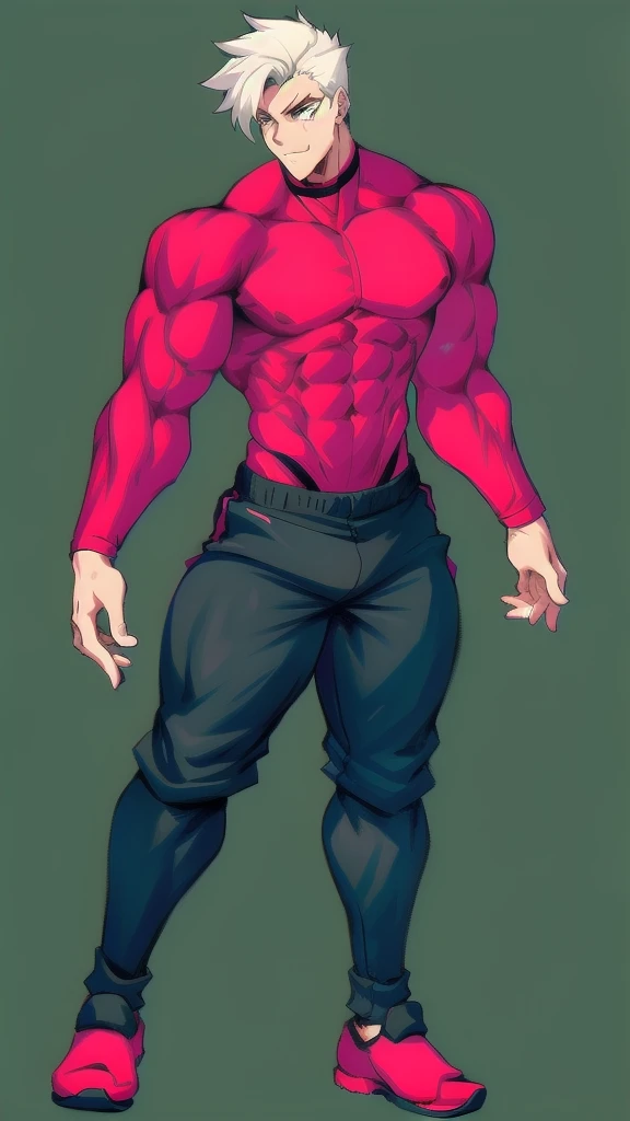 full body in image, masculine pose, unique hair, full man, jogger pants, male body, slender body, short hair, full body, hot body, sexy male body, dinamic pose, six patch. detalied pose, body, simple background, expressive face, focus on face, line art, sketch
