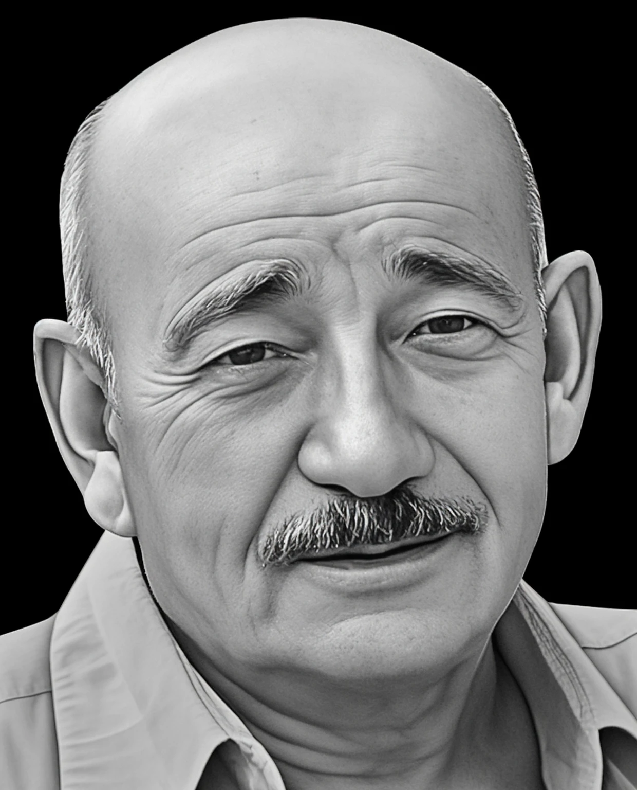 RAW photo, a portrait photo of 65 y.o man, natural skin, 8k uhd, high quality, film grain, Fujifilm XT3