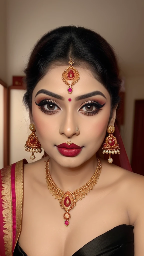 Kiss me 💋 💋 😘 😘 😘 😘 😘 😘 😘 original chudi mangalsutra makeup 💄