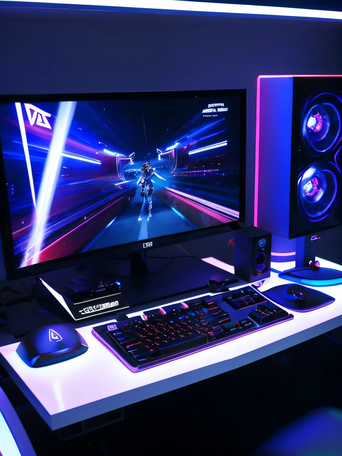 e-sports 4people back view valorant