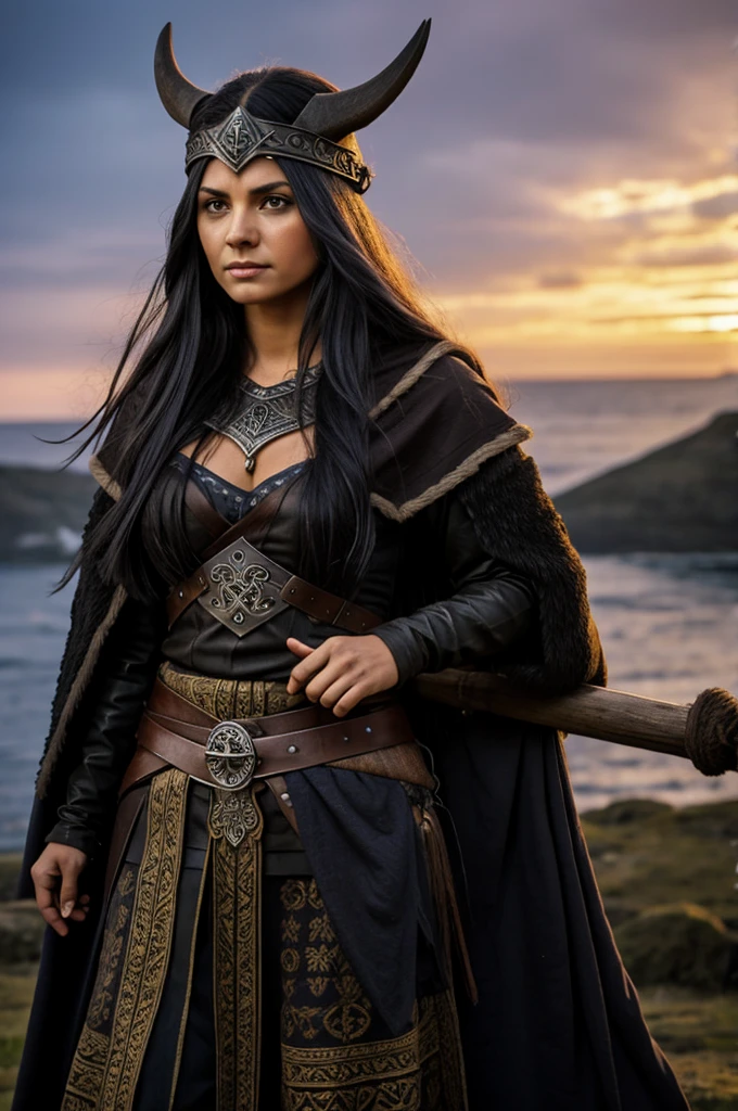 Viking Raven Woman