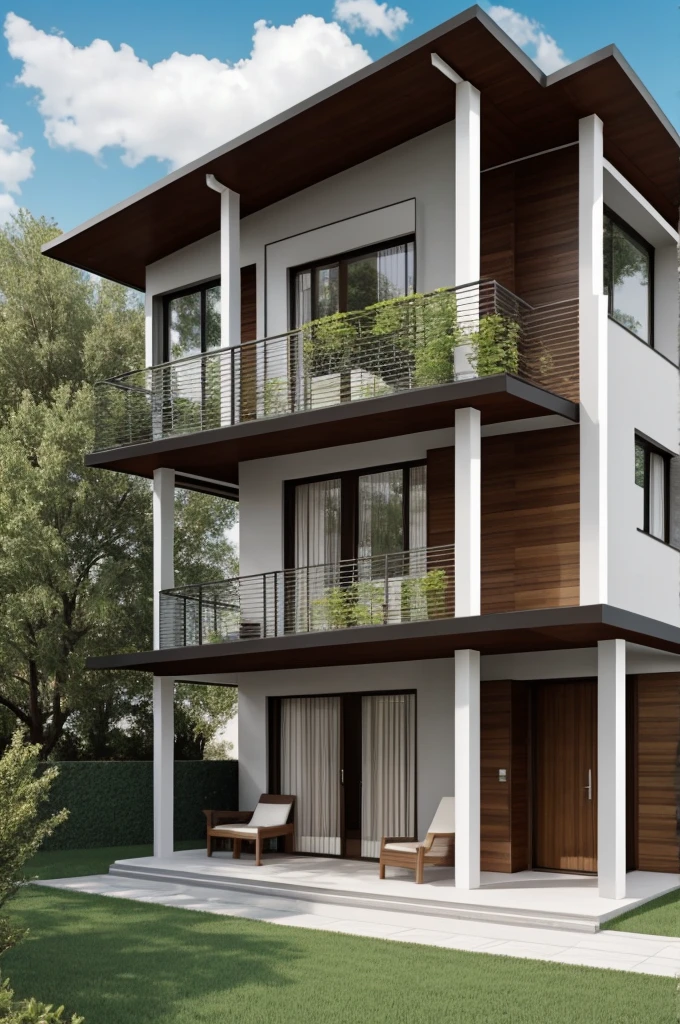 House with its parts
