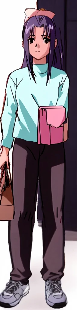 Momoko Koigakubo is standing in casual clothes.。