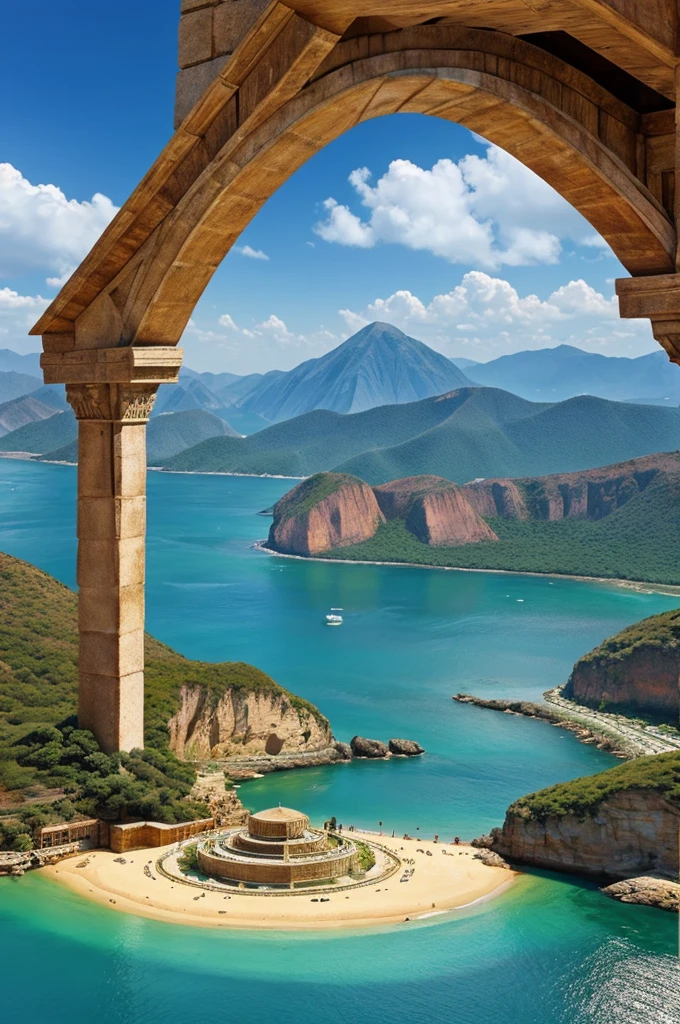 Make a scenery of any one from seven wonders of world
showing an application of trigonometry and marking and detailing all aspects of trigonometry in the scenery.