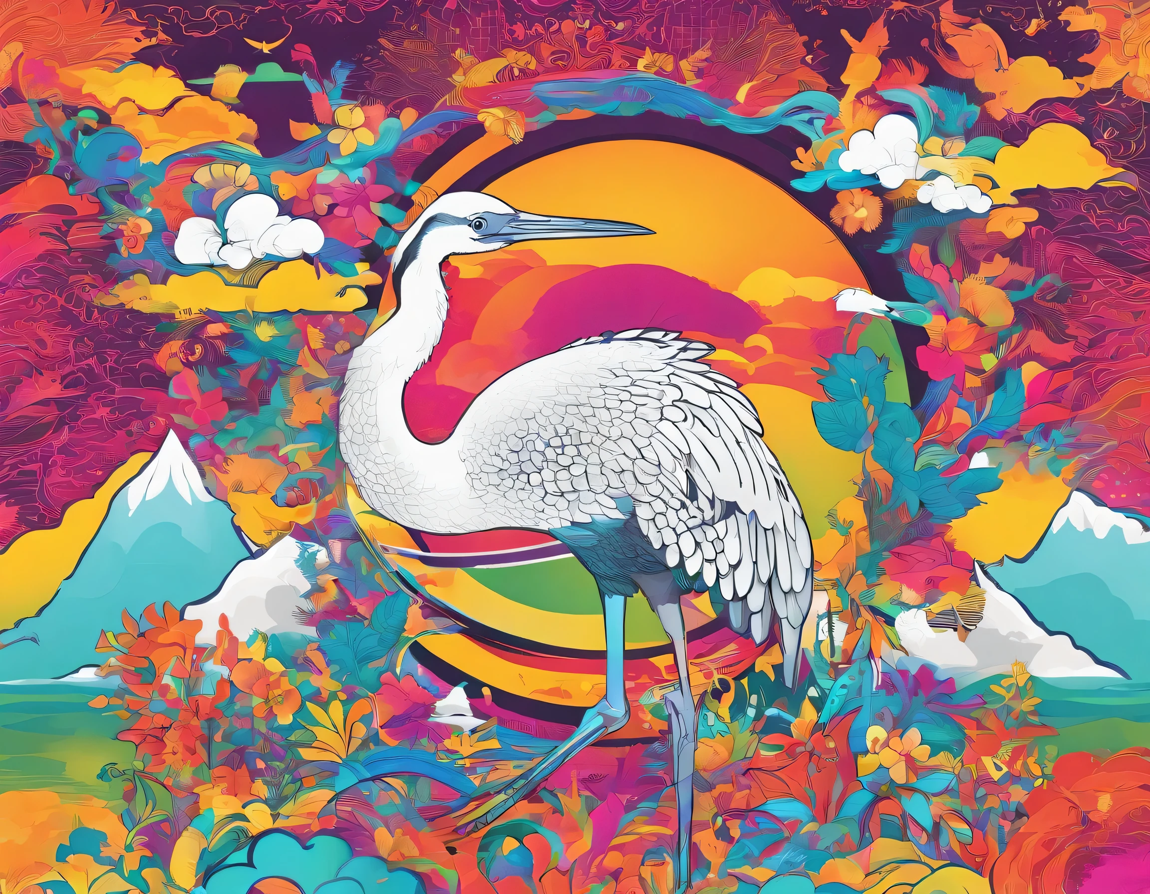 Illustration of "Tsuruga," a lucky charm


The crane is a rainbow-colored design with gradation

to call for fortune-call for fortune-call for fortune-call for fortune-call for fortune

Very gorgeous

The crane is smiling.
A gorgeous design that brings happiness to the viewer

Pretty cool
chic and modern design

White background

4k