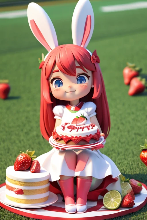 Bunny ears,football,cake,Strawberry Chili