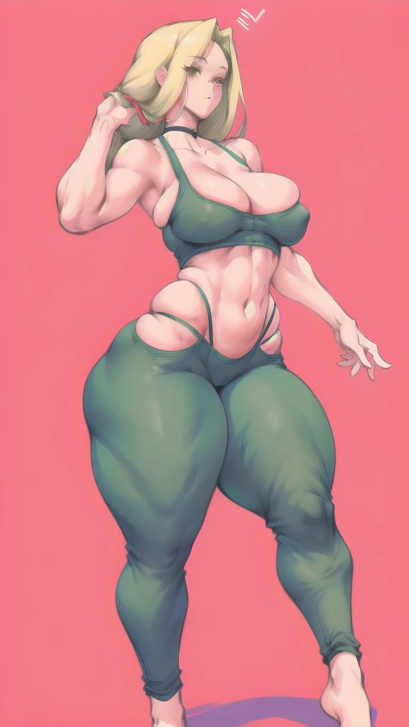 full body in image, woman, feet on image, simple hair, female body, jogger pants, curvy body, large hips, beautiful woman, thicc body, big thighs, voluptuous body, full thick body, dinamic pose, curve body. detalied pose, body, simple background, expressive face, focus on face, line art, sketch
