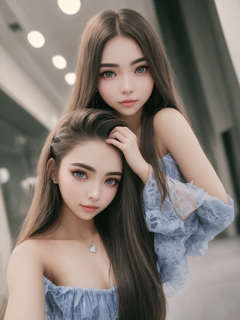 beautiful ager, 17 years, Brown hair, beautiful blue eyes, sensual red lips. naked
