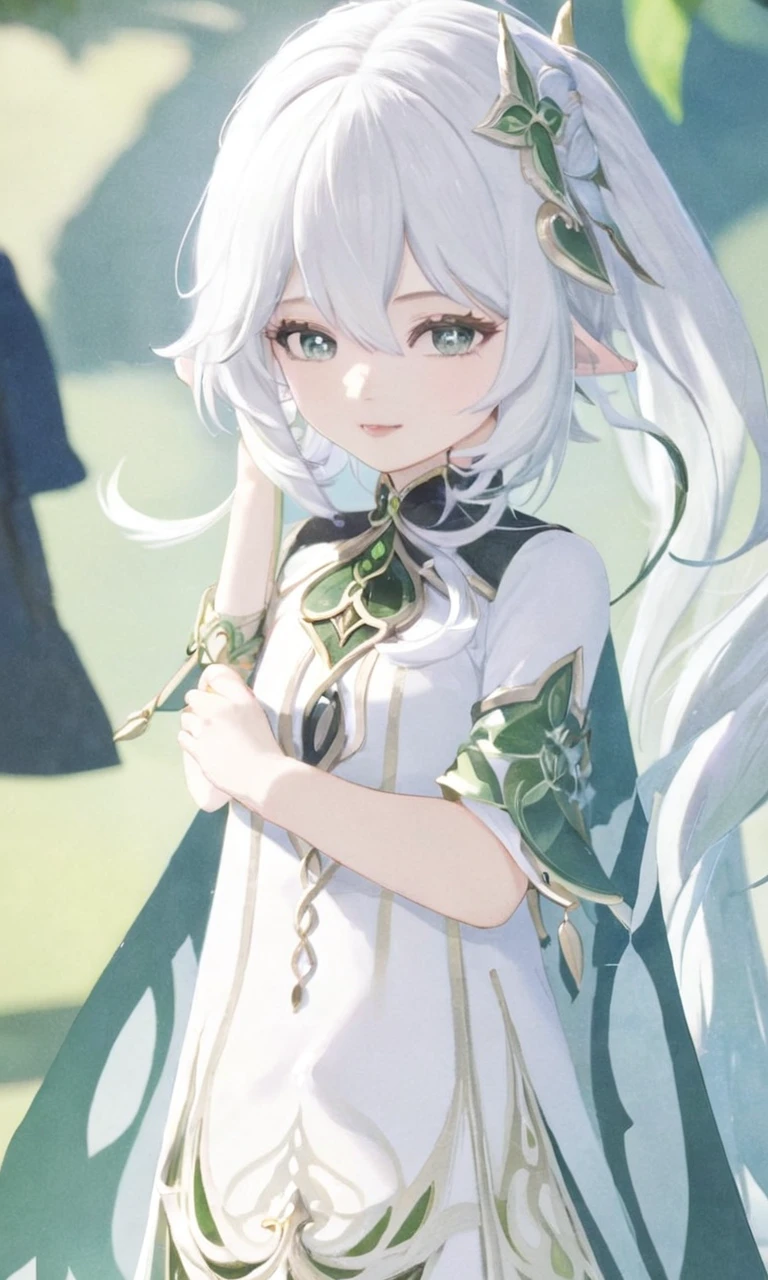 white hair, nahida (genshin impact)
