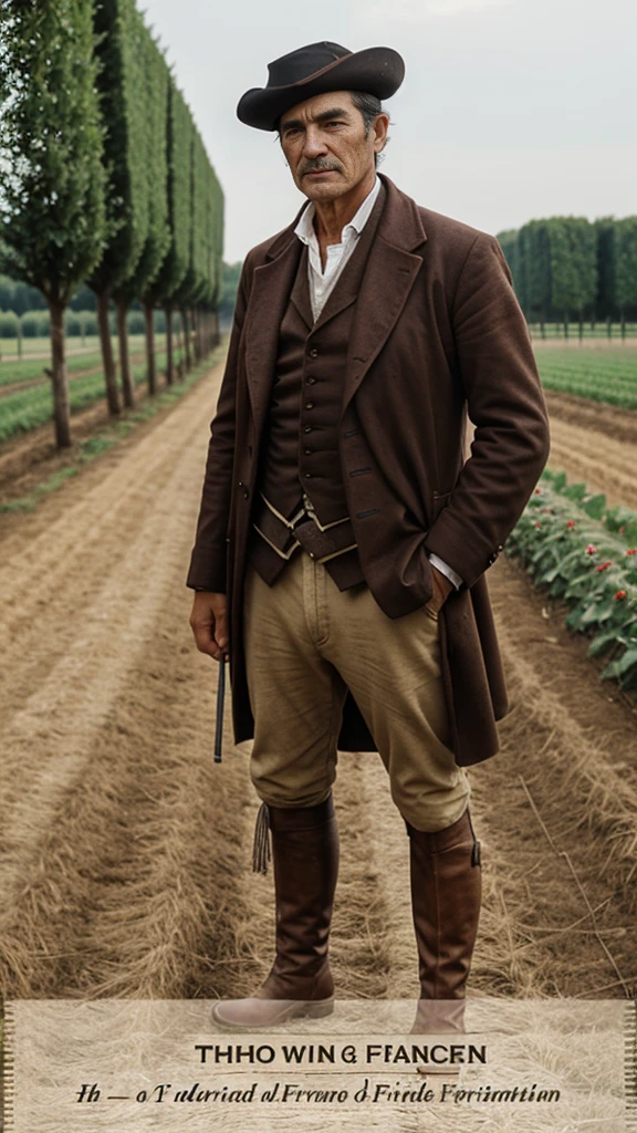 He was born on a farm in France during the French Revolution.、Farmer's daughter working in the fields、sunset