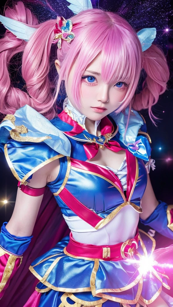highest quality,Photo quality,Ultra-high resolution,Professional Lighting,,Beautiful face like an actress,(Magical Girl Soldiers:1.2),Sexy Costumes