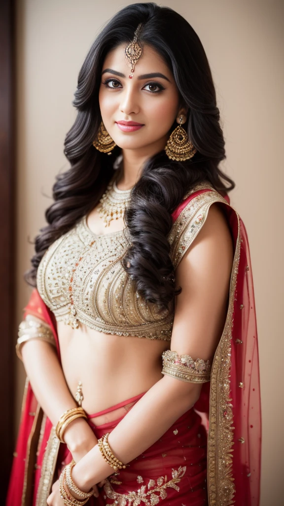 portrait of A confident-looking indian woman princess with long flowing hair, hazel eyes, with flowing see-through royal saree, celebrating Diwali, cracker in hand,deep in hand,rangoli,wearing designer jewellery,palace background, bokeh perfect composition, hyper realistic, super detailed, 8k, high quality, trending art, trending on artstation, sharp focus, photo shoot, intricate details, highly detailed,
