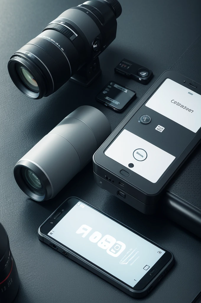 Create a cell phone with infinite battery, waterproof , with camera with telescope lens, and with theft protection