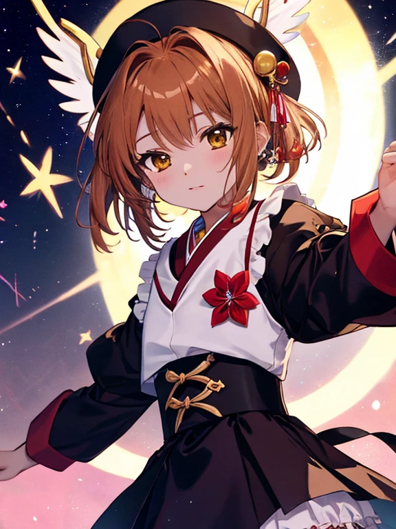 House of fortune telling, Horoscope, fortune teller, astrologer, , Card Captor Sakura_Sakura Kinomoto, uhd, retina, masterpiece, ccurate, anatomically correct, textured skin, super detail, high details, high quality, best quality, highres, 4K