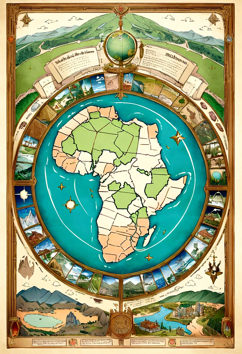 world map、異world map、Map of the Kingdom、Adventures in other worlds: mountains and rivers、Kilo、Meticulous、Plan view、spread