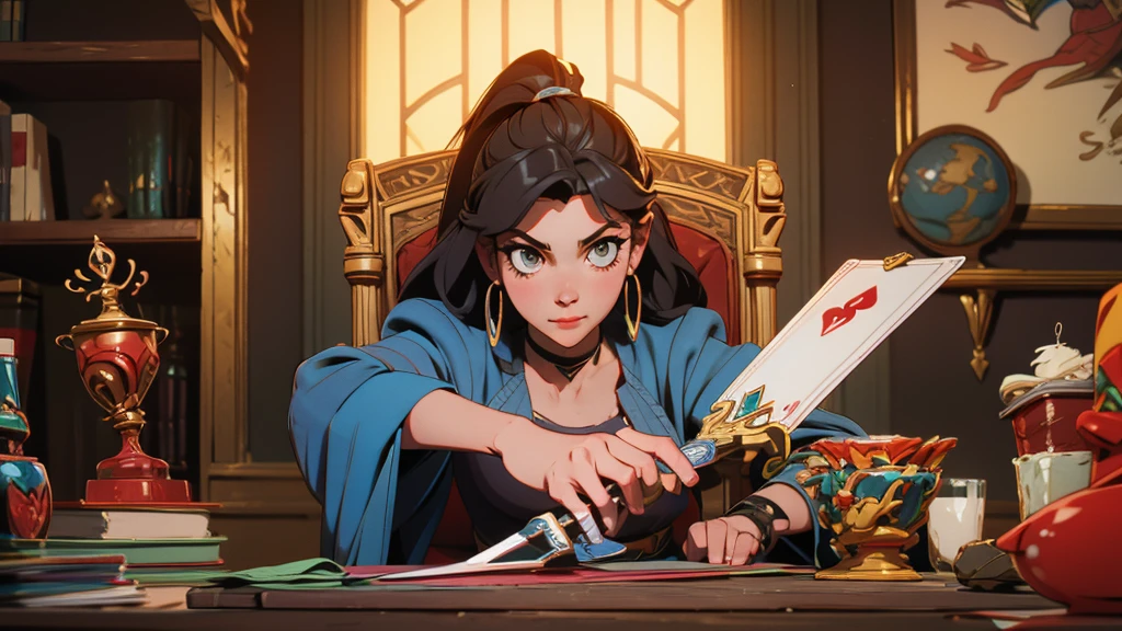 make a card for a card game with a sword