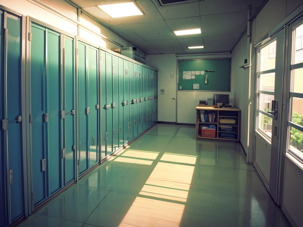 A school storage room
