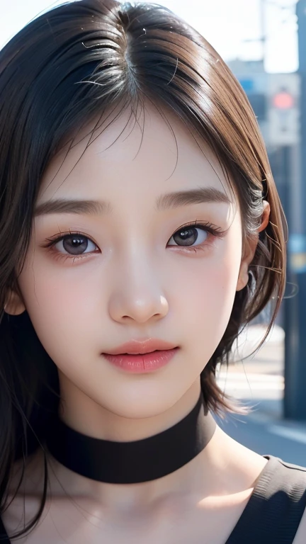 (((Shoulder length brown straight short bob)))、(((Her background is in downtown Hawaii..、Pose like a model at the hair salon.)))、(((Casual black winter street fashion)))、Face close-up、Half Japanese and half Korean、18-year-old girl、independent、look forward to、Light eye makeup、Brown Hair Color、flat 、Hair blowing in the wind、Quality of actress、Shiny, Ultra-realistic faces、Smile expression、Watery eye、look up、Pleasant lighting effects、 Ultra-Realistic Capture、Very detailed、High resolution 16k human skin closeup。Skin texture must be natural、Must be so detailed that pores are visible、skin is healthy、There must be a unified tone、Use natural light and color、High quality photos taken by modeling agencies'Exclusive photographer、smile
Ultra-realistic capture, Highly detailed, High resolution 16k close-up of human skin. Skin texture must be natural, With such detail that pores can be finely identified. Skin should look fair-skinned, In a uniform tone. Use natural light and color