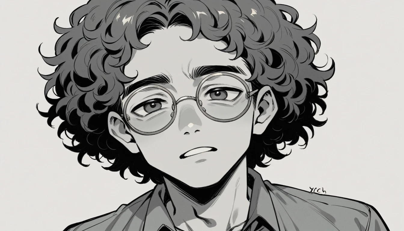 Young people. Your face is oval and has a balanced structure.. He wears round gold glasses、This emphasizes his greatness。, Expressive eyes.. His forehead is broad, And her short curly hair'I'Doesn't cover much. He has a straight nose that is in proportion to the rest of his face..., And his thin lips form a smile that suggests confidence... Chin is well defined but soft., Not sharp, Brown Skin, Femboy, Wearing a mini skirt, Purple long tights, Purple panties, Small penis, Gets fucked by a muscular man, Big penis, semen, Gay Sex, Fucked mercilessly on the brown sofa