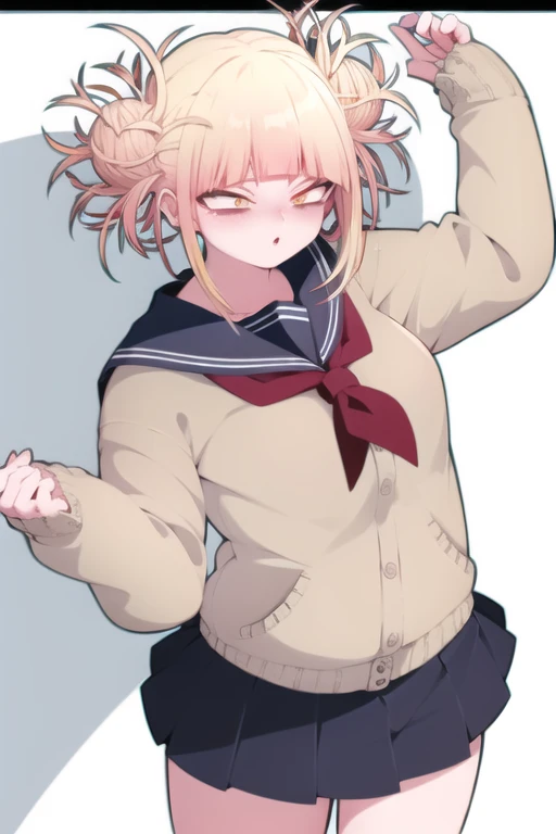Toga himiko big chest white background