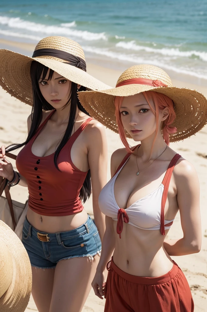Image from the anime one piece, crew straw hats