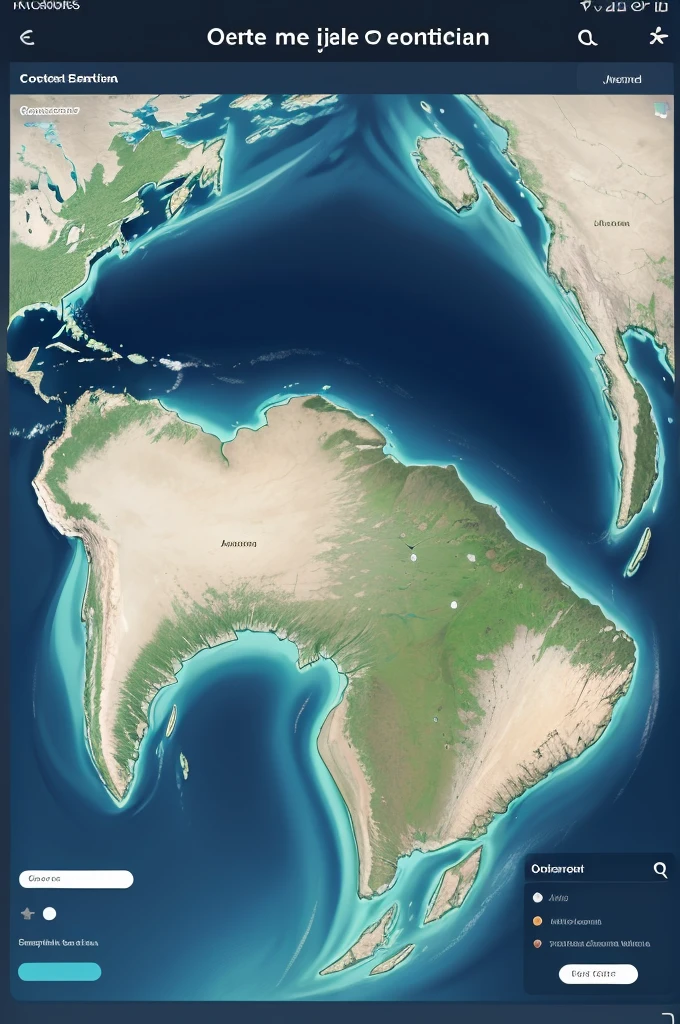 create a location on the map of a non-existent country located on the continent Oceania