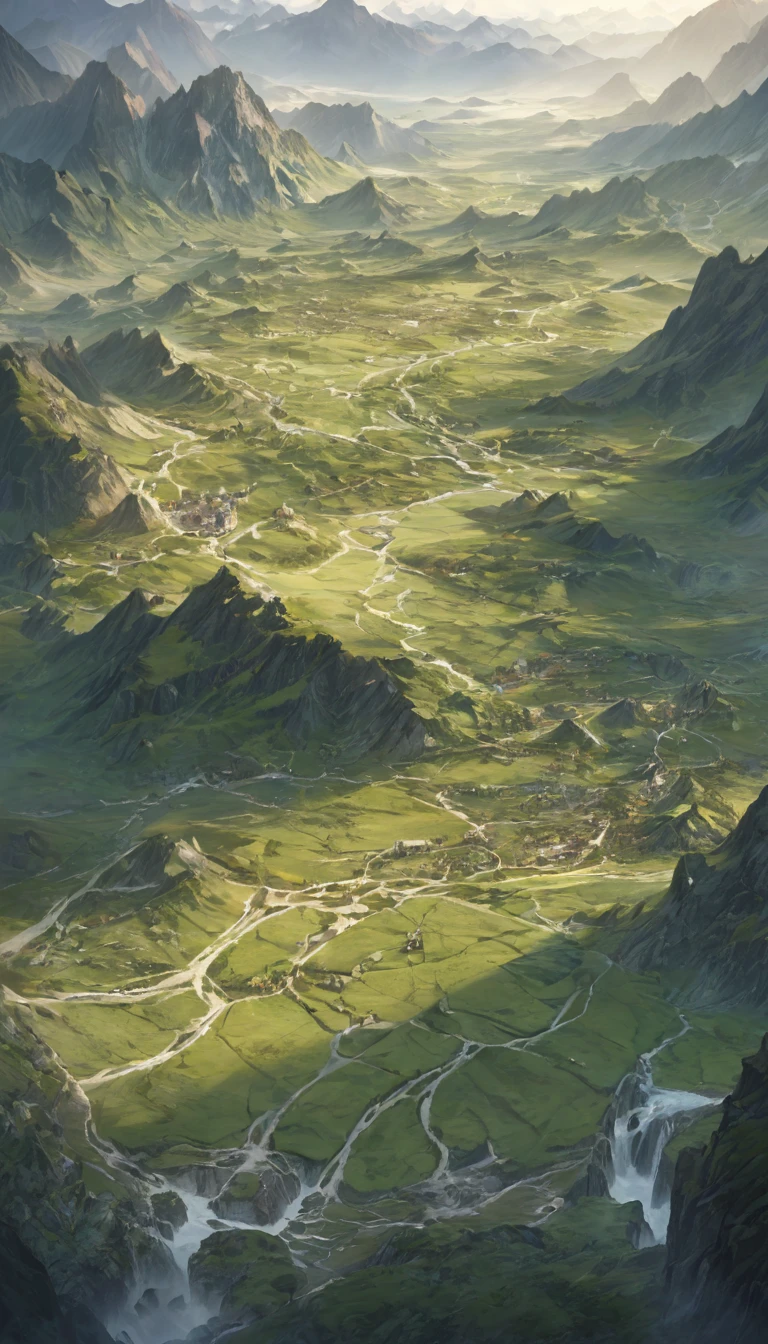 Creating the Land Background ,masterpiece, Super detailed, 8K, high quality