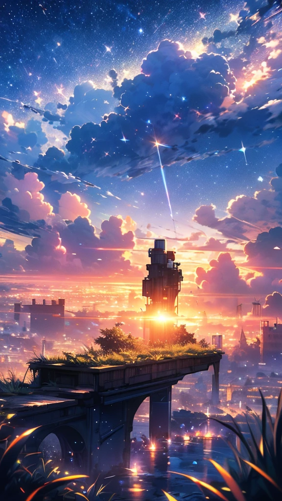 Outdoor, night, grass, Lying on your back, Countless stars shining in the sky, Astronomical observation, sleep, 16K, 1080P, (((masterpiece:1.4))), (highest quality:1.4), (Ultra-high resolution:1.4), (best quality:1.2), (ultra detail:1.3),