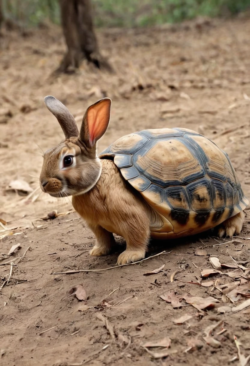 Sure, here's a story about a rabbit and a tortoise in Hindi:
खरगोश और कछुआ
जंगल में, खरगोश अपनी तेज गति के लिए जाना जाता था। वह अकड़ कर घूमता रहता और अपनी धीमी गति के लिए अक्सर कछुए का मजाक उड़ाता। एक दिन, दोनों के बीच दौड़ होने का फैसला हुआ।
खरगोश को अपनी जीत का पूरा भरोसा था। दौड़ शुरू होते ही वह आगे निकल गया। बीच में उसे लगा कि कछुआ बहुत पीछे है, तो वह आराम करने रुक गया। वहीं, कछुआ अपनी धीमी गति से लगातार चलता रहा।
जब खरगोश सोकर उठा, तो उसने देखा कि कछुआ फिनिशिंग लाइन पार कर चुका है। खरगोश हार गया। इस दौड़ से खरगोश को यह सीख मिली कि घमंड कभी अच्छा नहीं होता। लगातार मेहनत करने से ही सफलता मिलती है।